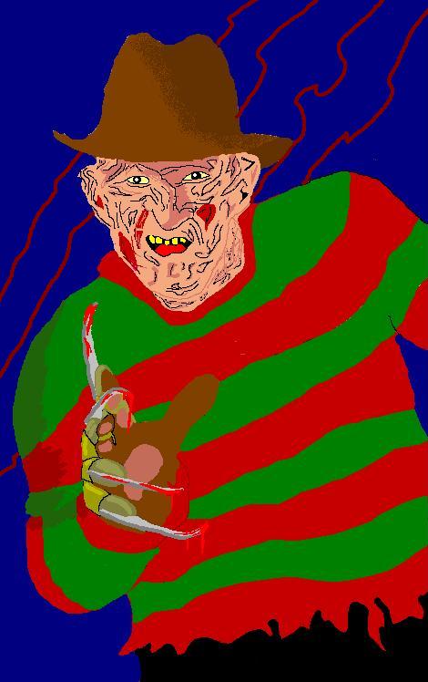 Andy's Gallery: A Nightmare on Elm Street, Freddy vs. Jason, and Horror icons.