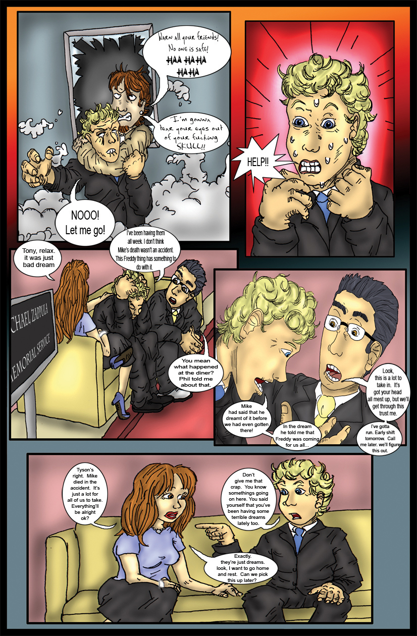 Michael's Gallery: A Nightmare on Elm Street fan comic