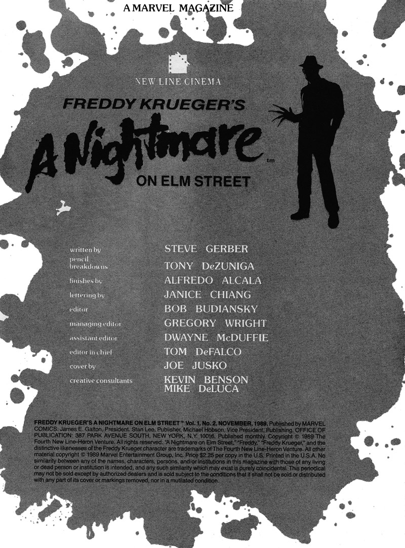 Freddy Krueger's A Nightmare on Elm Street #2 Gallery
