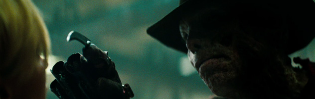 JACKIE EARLE HALEY as Freddy Krueger in New Line Cinemas’ horror film, “A Nightmare on Elm Street,” distributed by Warner Bros. Pictures.