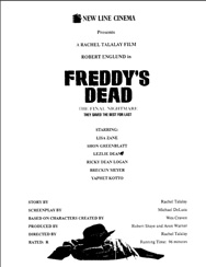 FREDDY'S DEAD PRESS KIT