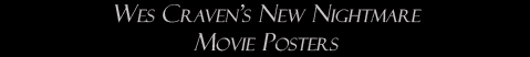 Wes Craven's New Nightmare: Movie Posters
