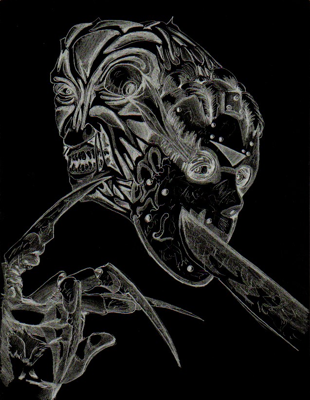 T.E.'s Gallery: Freddy Krueger, Jason Voorhees, and Horror icons