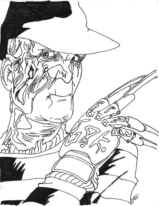T.E.'s Gallery: Freddy Krueger, Jason Voorhees, and Horror icons