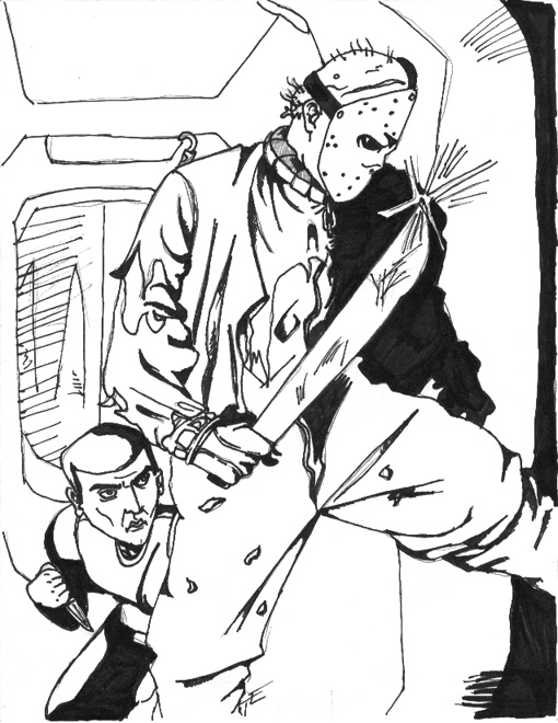 T.E.'s Gallery: Freddy Krueger, Jason Voorhees, and Horror icons