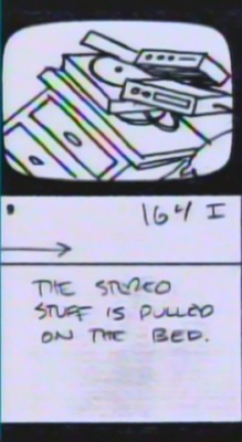 A Nightmare on Elm Street: Glen's Death Storyboards