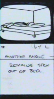 A Nightmare on Elm Street: Glen's Death Storyboards