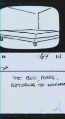 A Nightmare on Elm Street: Glen's Death Storyboards