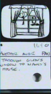 A Nightmare on Elm Street: Glen's Death Storyboards